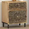 Image de vidaXL Table de chevet 50x33x60 cm bois de manguier massif