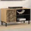 Image de vidaXL Meuble TV 80x31x46 cm bois massif de manguier