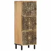 Image de vidaXL Armoire latérale 40x33x110 cm bois massif de manguier