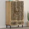Image de vidaXL Buffet 60x33x100 cm bois de manguier massif