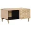 Image de vidaXL Table basse 80x50x40 cm bois de manguier massif