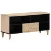 Image de vidaXL Meuble TV 100x33x46 cm bois massif de manguier