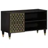 Image de vidaXL Meuble TV 80x31,5x46 cm bois massif de manguier
