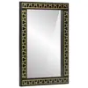 Image de vidaXL Miroir de bain 50x70x2,5 cm bois de manguier massif et verre