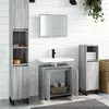 Image de vidaXL Ensemble de meubles de salle de bain 2 pcs Sonoma gris