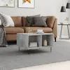 Image de vidaXL Table basse Gris béton 60x50x36,5 cm Bois d'ingénierie