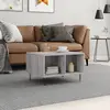 Image de vidaXL Table basse Sonoma gris 60x50x36,5 cm Bois d'ingénierie