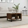 Image de vidaXL Table basse Chêne marron 60x50x36,5 cm Bois d'ingénierie