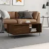 Image de vidaXL Table basse Chêne marron 90x50x36,5 cm Bois d'ingénierie