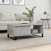 Image de vidaXL Table basse Gris béton 90x50x36,5 cm Bois d'ingénierie