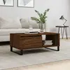 Image de vidaXL Table basse Chêne marron 90x50x36,5 cm Bois d'ingénierie