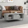 Image de vidaXL Table basse Gris béton 90x50x36,5 cm Bois d'ingénierie