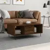 Image de vidaXL Table basse Chêne marron 90x50x36,5 cm Bois d'ingénierie