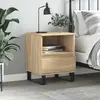 Image de vidaXL Table de chevet chêne sonoma 40x35x50 cm bois d’ingénierie