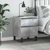 Image de vidaXL Table de chevet gris béton 40x35x50 cm bois d’ingénierie