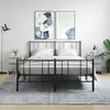 Image de vidaXL Tables de chevet 2 pcs gris béton 40x35x50 cm bois d’ingénierie