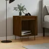 Image de vidaXL Table de chevet chêne marron 40x35x50 cm bois d’ingénierie