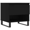 Image de vidaXL Salontafel 50x46x50 cm bewerkt hout zwart