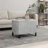 Image de vidaXL Table basse Gris béton 60x44,5x45 cm Bois d'ingénierie