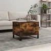Image de vidaXL Table basse Chêne fumé 60x44,5x45 cm Bois d'ingénierie