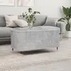 Image de vidaXL Table basse Gris béton 90x44,5x45 cm Bois d'ingénierie