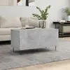 Image de vidaXL Table basse Gris béton 90x44,5x45 cm Bois d'ingénierie