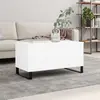 Image de vidaXL Table basse Blanc 90x44,5x45 cm Bois d'ingénierie