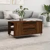 Image de vidaXL Table basse chêne marron 102x44,5x50 cm bois d'ingénierie