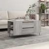 Image de vidaXL Table basse sonoma gris 102x44,5x50 cm bois d'ingénierie