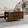 Image de vidaXL Table basse chêne marron 102x44,5x50 cm bois d'ingénierie