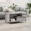Image de vidaXL Table basse Sonoma gris 90x49x45 cm Bois d'ingénierie