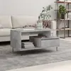 Image de vidaXL Table basse Gris béton 90x49x45 cm Bois d'ingénierie