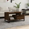 Image de vidaXL Table basse Chêne marron 90x49x45 cm Bois d'ingénierie