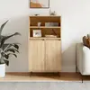 Image de vidaXL Buffet haut Chêne sonoma 60x36x110 cm Bois d'ingénierie