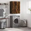 Image de vidaXL Armoire murale chêne fumé 69,5x34x90 cm bois d'ingénierie