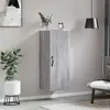 Image de vidaXL Armoire murale sonoma gris 34,5x34x90 cm bois d'ingénierie