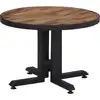 Image de vidaXL Table basse ronde Ø55x40 cm teck de récupération massif