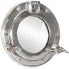 Image de vidaXL Miroir en forme de hublot mural Ø23 cm aluminium et verre