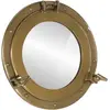 Image de vidaXL Miroir en forme de hublot mural Ø38 cm aluminium et verre