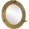 Image de vidaXL Miroir en forme de porthole mural Ø50 cm aluminium et verre