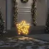 Image de vidaXL Décoration lumineuse étoile de Noël piquets 3 pcs 50 LED 29 cm