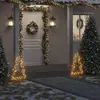 Image de vidaXL Décoration lumineuse arbre de Noël avec piquets 80 LED 60 cm