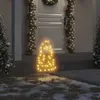 Image de vidaXL Décoration lumineuse arbre de Noël piquets 3 pcs 50 LED 30 cm