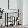 Image de vidaXL Table console sonoma gris 89,5x28x76 cm bois d'ingénierie
