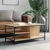 Image de vidaXL Table basse Chêne sonoma 100x50x45 cm Bois d'ingénierie