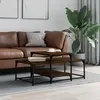 Image de vidaXL Table basse chêne marron 102x60x45 cm bois d'ingénierie