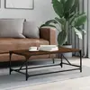 Image de vidaXL Table basse Chêne marron 100x50x35 cm Bois d'ingénierie