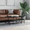 Image de vidaXL Table basse noir 100x50,5x40 cm bois d'ingénierie