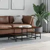 Image de vidaXL Table basse chêne marron 100x50,5x40 cm bois d'ingénierie