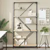 Image de vidaXL Bibliothèque chêne sonoma 91x36x176 cm bois ingénierie et acier